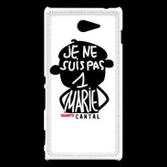 Coque Sony Xperia M2 Adishatz Humour Cantal