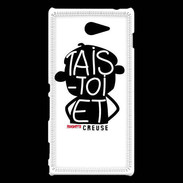 Coque Sony Xperia M2 Adishatz Humour Creuse
