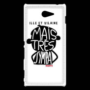 Coque Sony Xperia M2 Adishatz Humour Ille et Vilaine
