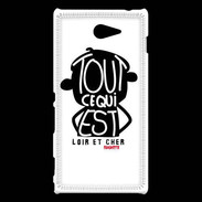 Coque Sony Xperia M2 Adishatz Humour Loir et Cher
