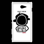Coque Sony Xperia M2 Adishatz Humour Haut-Rhin