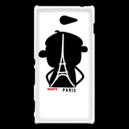 Coque Sony Xperia M2 Adishatz Humour Paris