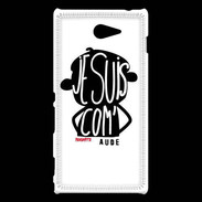 Coque Sony Xperia M2 Adishatz Humour Aude