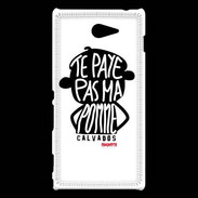 Coque Sony Xperia M2 Adishatz Humour Calvados