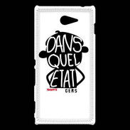 Coque Sony Xperia M2 Adishatz Humour Gers