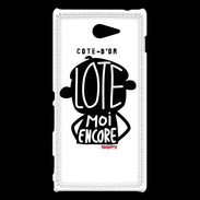 Coque Sony Xperia M2 Adishatz Humour Cote d'Or