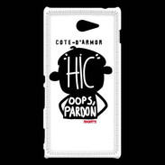 Coque Sony Xperia M2 Adishatz Humour Cote d'Armor
