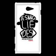 Coque Sony Xperia M2 Adishatz Humour Ardennes