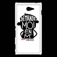 Coque Sony Xperia M2 Adishatz Humour Ariège