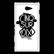Coque Sony Xperia M2 Adishatz Humour Mayenne