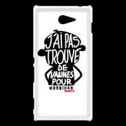 Coque Sony Xperia M2 Adishatz Humour Morbihan