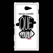 Coque Sony Xperia M2 Adishatz Humour Haute Vienne