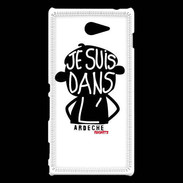 Coque Sony Xperia M2 Adishatz Humour Ardèche