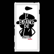 Coque Sony Xperia M2 Adishatz Humour Ardèche 2