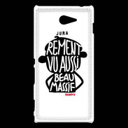 Coque Sony Xperia M2 Adishatz Humour Jura
