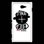 Coque Sony Xperia M2 Adishatz Humour Marne
