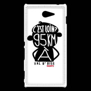 Coque Sony Xperia M2 Adishatz Humour Val d'Oise