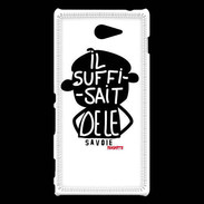 Coque Sony Xperia M2 Adishatz Humour Savoie