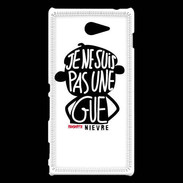 Coque Sony Xperia M2 Adishatz Humour Nièvre