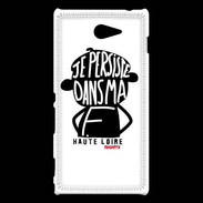 Coque Sony Xperia M2 Adishatz Humour Haute Loire