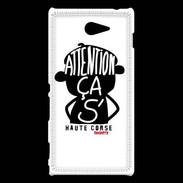 Coque Sony Xperia M2 Adishatz Humour Haute Corse