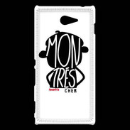 Coque Sony Xperia M2 Adishatz Humour Cher
