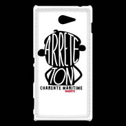 Coque Sony Xperia M2 Adishatz Humour Charente Maritime