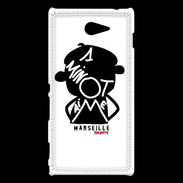 Coque Sony Xperia M2 Adishatz Humour Marseille