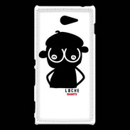 Coque Sony Xperia M2 Adishatz Humour Loche