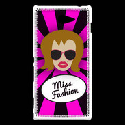 Coque Sony Xperia M2 Miss Fashion Rousse