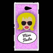 Coque Sony Xperia M2 Miss Fiesta Blonde