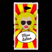 Coque Sony Xperia M2 Miss Latina Blonde