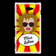 Coque Sony Xperia M2 Miss Latina Rousse