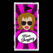 Coque Sony Xperia M2 Miss Shopping Rousse