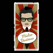Coque Sony Xperia M2 Mister Business Brun