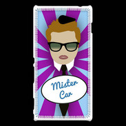 Coque Sony Xperia M2 Mister Car Roux