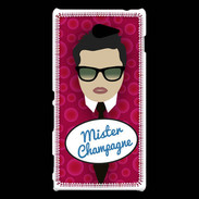 Coque Sony Xperia M2 Mister Champagne Brun