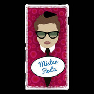 Coque Sony Xperia M2 Mister Fiesta Chatain