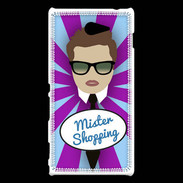 Coque Sony Xperia M2 Mister Shopping Chatain