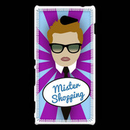 Coque Sony Xperia M2 Mister Shopping Roux