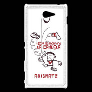 Coque Sony Xperia M2 Adishatz Rugby la candela