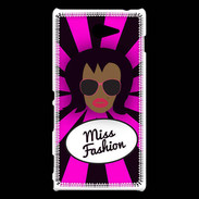 Coque Sony Xperia M2 Miss Fashion Black