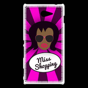 Coque Sony Xperia M2 Miss Shopping Black