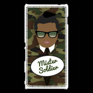 Coque Sony Xperia M2 Mister Soldier Black