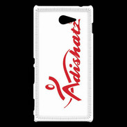 Coque Sony Xperia M2 Adishatz logo