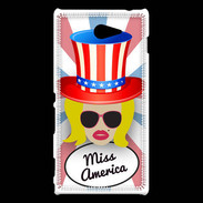 Coque Sony Xperia M2 Miss USA Blonde