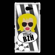 Coque Sony Xperia M2 Miss Bretagne Blonde