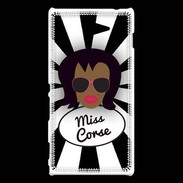Coque Sony Xperia M2 Miss Corse Black