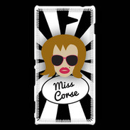 Coque Sony Xperia M2 Miss Corse Rousse