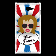 Coque Sony Xperia M2 Miss France Rousse